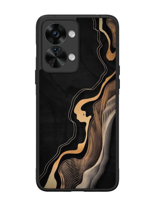 Abstract Art Glossy Metal TPU Phone Cover for Oneplus Nord 2T (5G) Zapvi