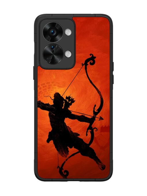 Illustration Lord Rama Glossy Metal Phone Cover for Oneplus Nord 2T (5G)