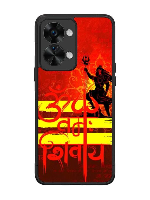 Illustration Lord Shiva Glossy Metal TPU Phone Cover for Oneplus Nord 2T (5G) Zapvi