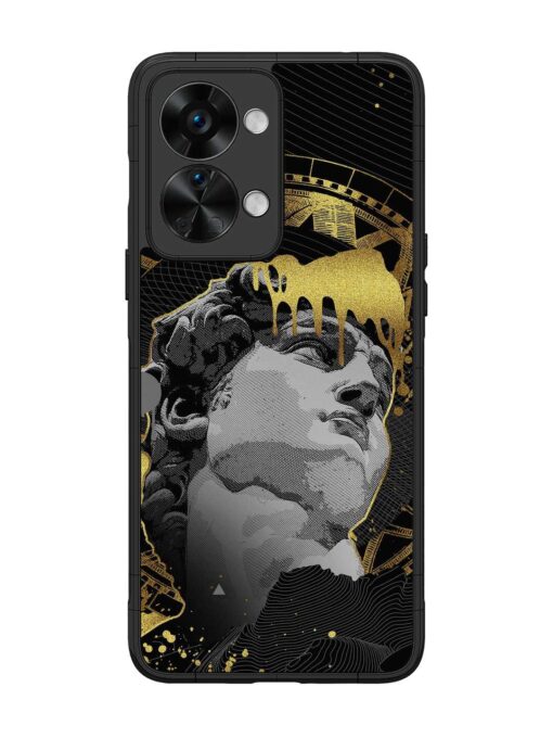 Roman Face Glossy Metal Phone Cover for Oneplus Nord 2T (5G) Zapvi