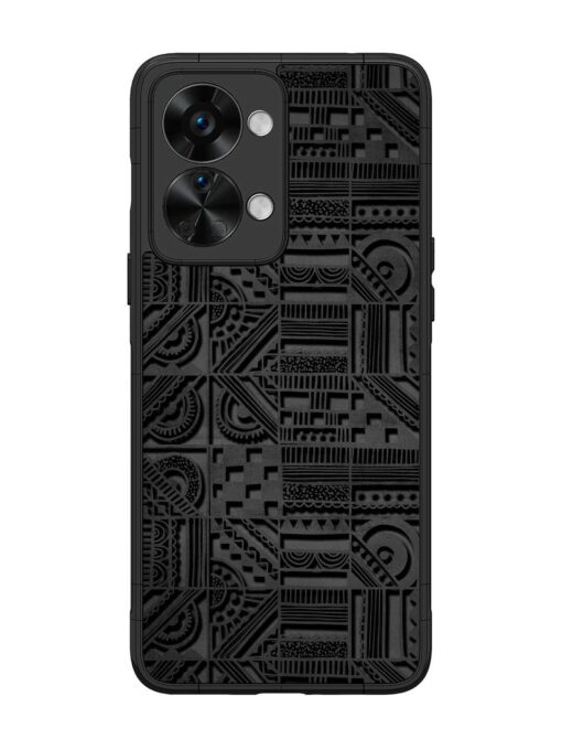 Seamless Pattern Glossy Metal Phone Cover for Oneplus Nord 2T (5G) Zapvi