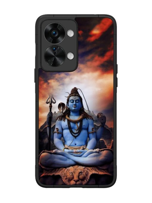 Jai Jai Shiv Glossy Metal Phone Cover for Oneplus Nord 2T (5G) Zapvi