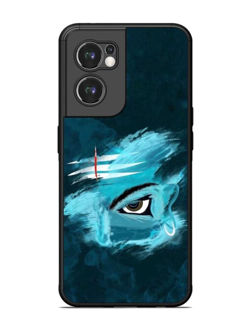 Lord Shiva Glossy Metal Phone Cover for Oneplus Nord Ce 2 (5G) Zapvi