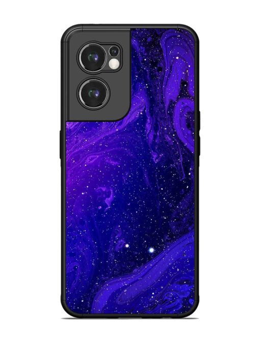 Galaxy Acrylic Abstract Art Glossy Metal Phone Cover for Oneplus Nord Ce 2 (5G) Zapvi