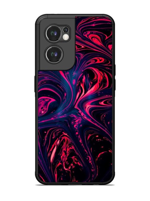 Abstract Background Glossy Metal Phone Cover for Oneplus Nord Ce 2 (5G) Zapvi