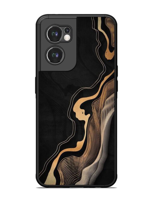 Abstract Art Glossy Metal TPU Phone Cover for Oneplus Nord Ce 2 (5G) Zapvi