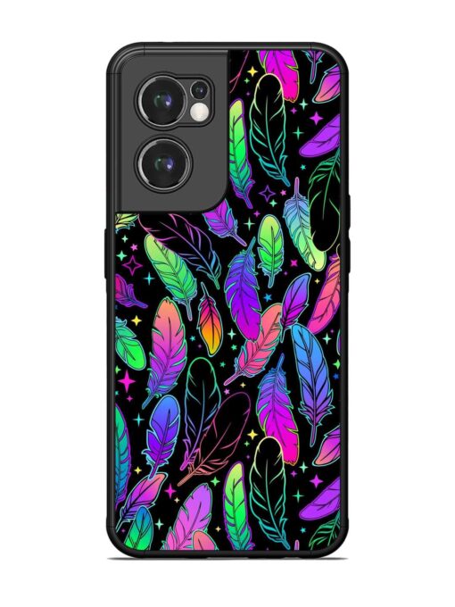 Bright Multi Colored Seamless Glossy Metal Phone Cover for Oneplus Nord Ce 2 (5G) Zapvi