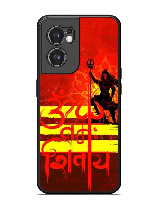 Illustration Lord Shiva Glossy Metal TPU Phone Cover for Oneplus Nord Ce 2 (5G)