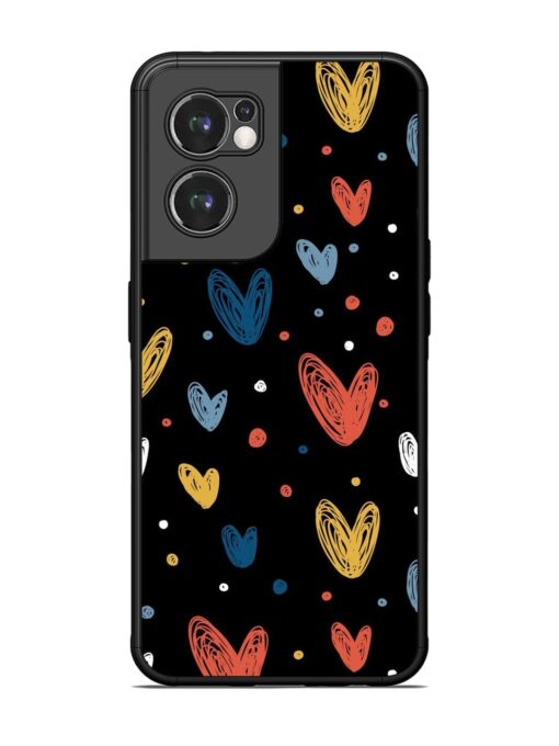 Happy Valentines Day Glossy Metal TPU Phone Cover for Oneplus Nord Ce 2 (5G) Zapvi