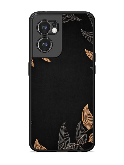 Foliage Art Glossy Metal Phone Cover for Oneplus Nord Ce 2 (5G) Zapvi