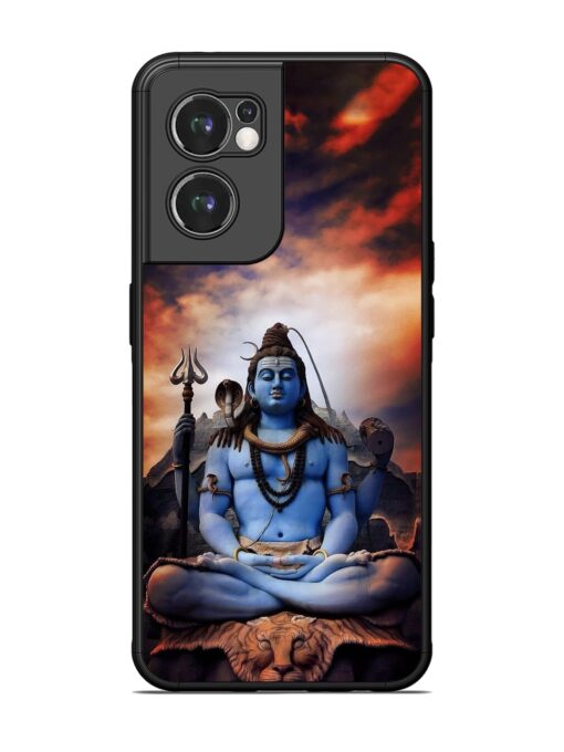 Jai Jai Shiv Glossy Metal Phone Cover for Oneplus Nord Ce 2 (5G) Zapvi