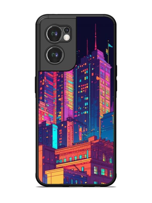 City View Glossy Metal Phone Cover for Oneplus Nord Ce 2 (5G)