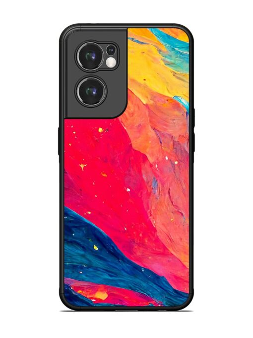 Starry Night Glossy Metal Phone Cover for Oneplus Nord Ce 2 (5G) Zapvi