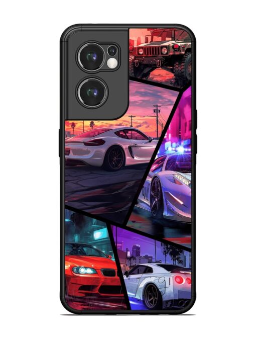 Ride In Pixels Glossy Metal Phone Cover for Oneplus Nord Ce 2 (5G) Zapvi