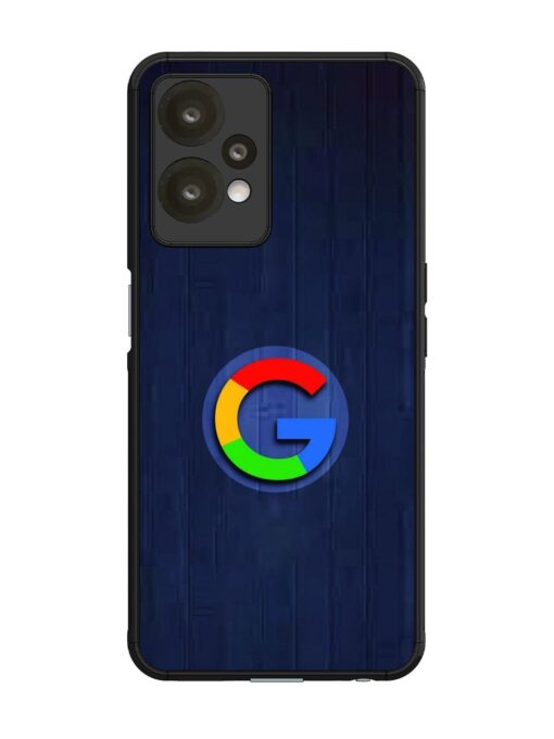 Google Logo Printed Glossy Metal TPU Phone Cover for Oneplus Nord Ce 2 Lite (5G)