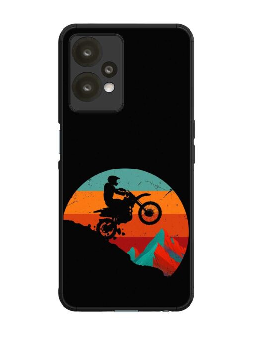 Mountain Bike Glossy Metal Phone Cover for Oneplus Nord Ce 2 Lite (5G) Zapvi