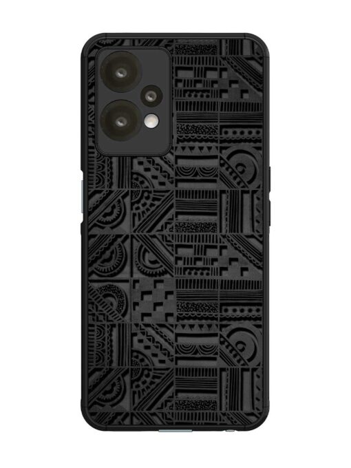 Seamless Pattern Glossy Metal Phone Cover for Oneplus Nord Ce 2 Lite (5G) Zapvi