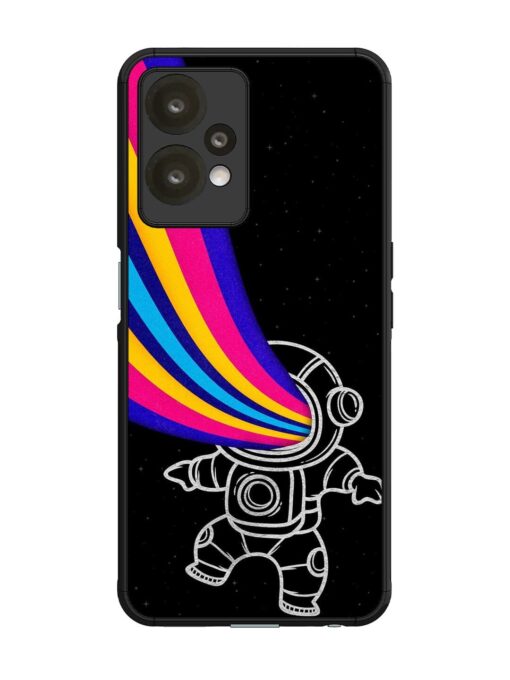 Astronaut Glossy Metal TPU Phone Cover for Oneplus Nord Ce 2 Lite (5G)