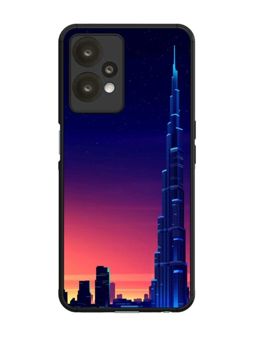 Burj Khalifa Abstract Glossy Metal Phone Cover for Oneplus Nord Ce 2 Lite (5G) Zapvi