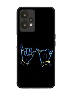 Symbolic Krishna Flute Glossy Metal Phone Cover for Oneplus Nord Ce 2 Lite (5G)