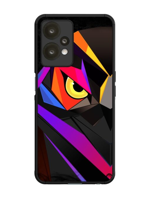 Wpap Owl Glossy Metal Phone Cover for Oneplus Nord Ce 2 Lite (5G)