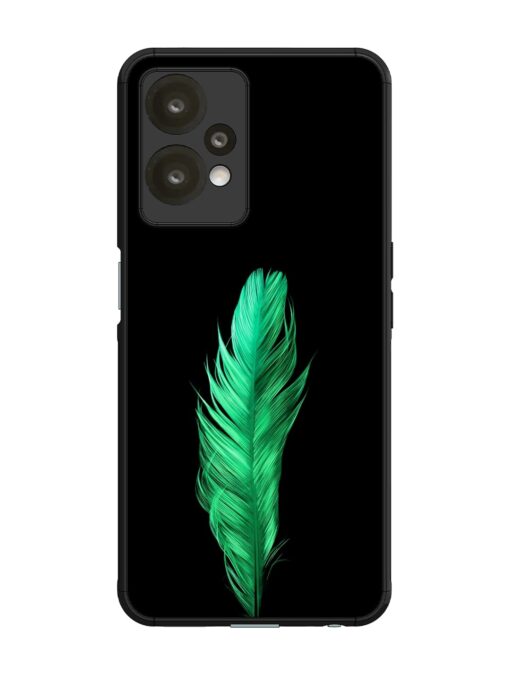 Feather Texture Glossy Metal Phone Cover for Oneplus Nord Ce 2 Lite (5G)