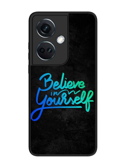 Believe In Yourself Glossy Metal Phone Cover for Oneplus Nord Ce 3 (5G)