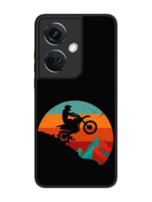 Mountain Bike Glossy Metal Phone Cover for Oneplus Nord Ce 3 (5G) Zapvi