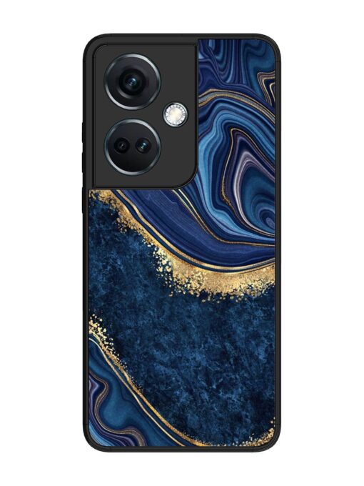 Abstract Background Blue Glossy Metal TPU Phone Cover for Oneplus Nord Ce 3 (5G) Zapvi