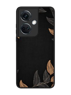 Foliage Art Glossy Metal Phone Cover for Oneplus Nord Ce 3 (5G)