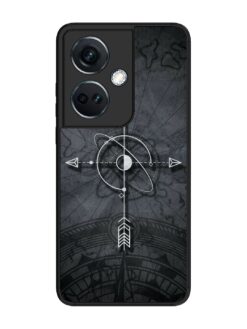 Lighting Cross Glossy Metal Phone Cover for Oneplus Nord Ce 3 (5G)