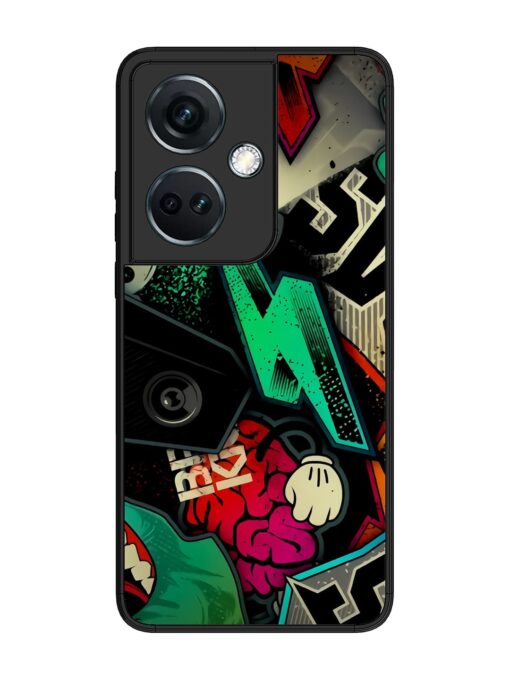 Graffiti Art Glossy Metal Phone Cover for Oneplus Nord Ce 3 (5G) Zapvi