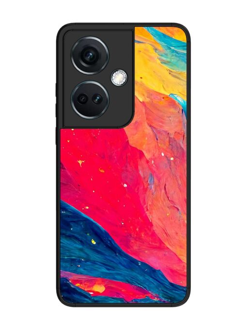 Starry Night Glossy Metal Phone Cover for Oneplus Nord Ce 3 (5G)