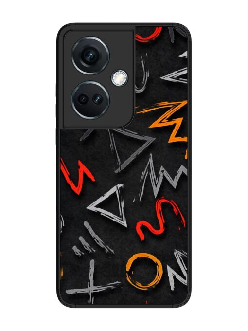 Grungy Graffiti Glossy Metal Phone Cover for Oneplus Nord Ce 3 (5G) Zapvi