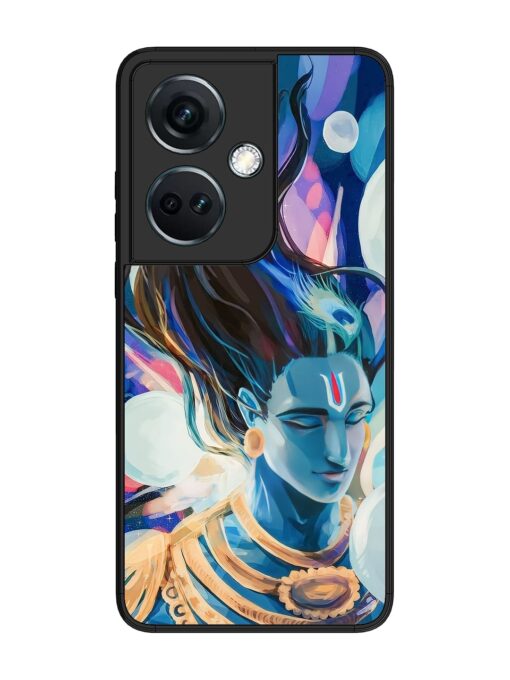 Bhagwan Sri Krishna Glossy Metal Phone Cover for Oneplus Nord Ce 3 (5G)