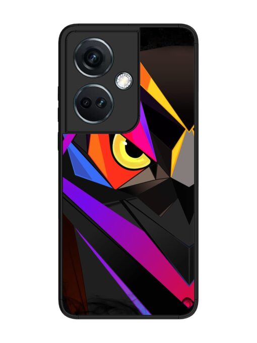 Wpap Owl Glossy Metal Phone Cover for Oneplus Nord Ce 3 (5G)