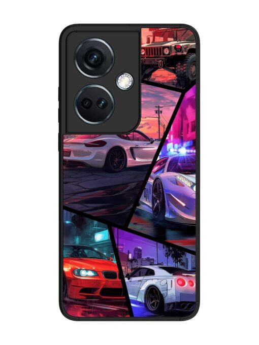 Ride In Pixels Glossy Metal Phone Cover for Oneplus Nord Ce 3 (5G) Zapvi