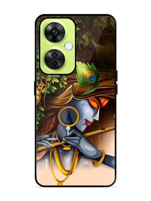 Krishna Glossy Metal Phone Cover for Oneplus Nord Ce 3 Lite (5G) Zapvi