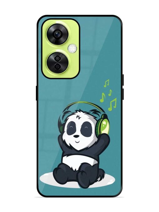 Music Panda Glossy Metal Phone Cover for Oneplus Nord Ce 3 Lite (5G) Zapvi