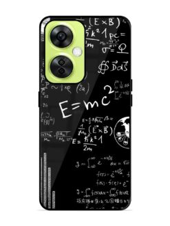 E=Mc2 Mass?Energy Equivalence Glossy Metal Phone Cover for Oneplus Nord Ce 3 Lite (5G)
