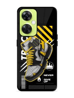 Shoe Background Glossy Metal Phone Cover for Oneplus Nord Ce 3 Lite (5G)