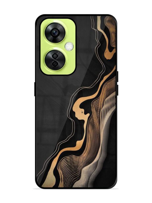 Abstract Art Glossy Metal TPU Phone Cover for Oneplus Nord Ce 3 Lite (5G) Zapvi