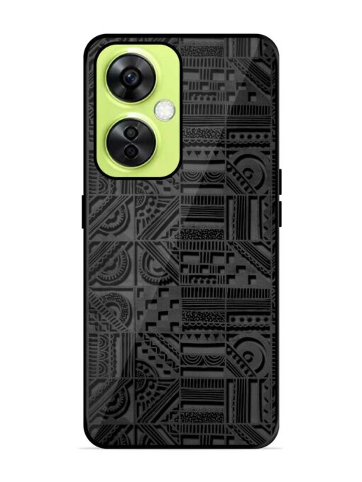 Seamless Pattern Glossy Metal Phone Cover for Oneplus Nord Ce 3 Lite (5G) Zapvi