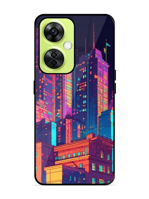 City View Glossy Metal Phone Cover for Oneplus Nord Ce 3 Lite (5G)