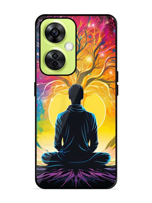 Mind Colourful Glossy Metal Phone Cover for Oneplus Nord Ce 3 Lite (5G) Zapvi