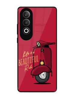 Life Is Beautiful Rides Glossy Metal Phone Cover for Oneplus Nord Ce 4 (5G)