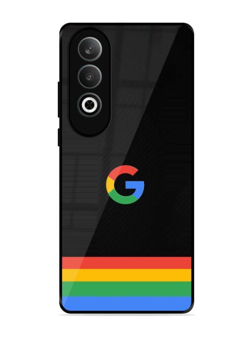 Google Logo Art Glossy Metal Phone Cover for Oneplus Nord Ce 4 (5G) Zapvi