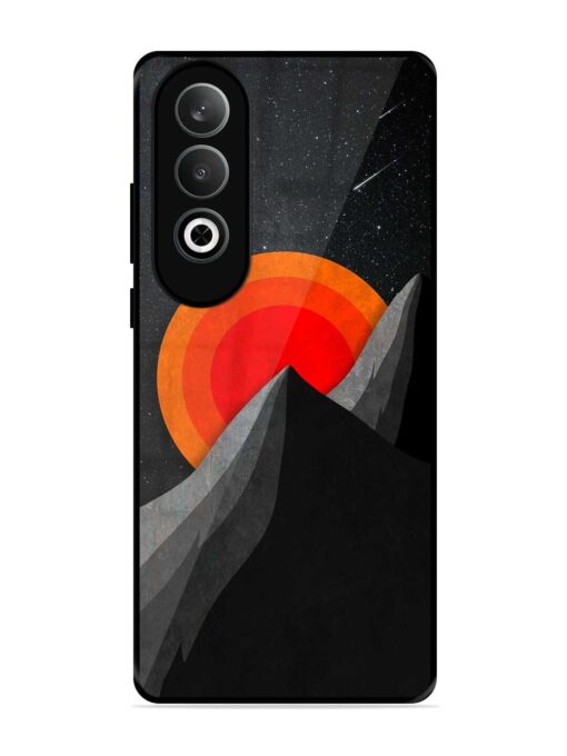 Black Mountain Glossy Metal Phone Cover for Oneplus Nord Ce 4 (5G) Zapvi