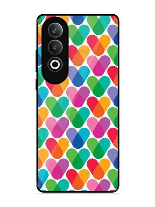 Overlapping Colors Colorful Glossy Metal TPU Phone Cover for Oneplus Nord Ce 4 (5G) Zapvi