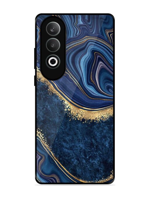 Abstract Background Blue Glossy Metal TPU Phone Cover for Oneplus Nord Ce 4 (5G) Zapvi